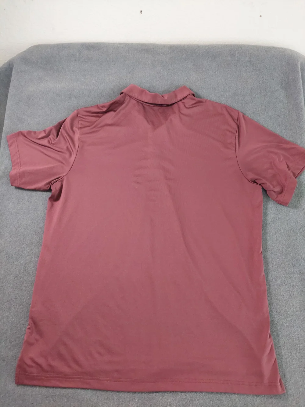 Adidas Golf Mens Ultimate365 Performance Polo Shirt Mauve Burgundy Size L